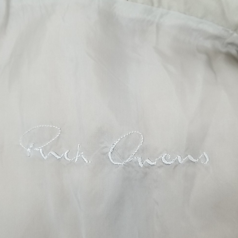 Rick Owens Biker Leather Blistered Sleeveless Vest In Pearl Size 6 - Picture 13 of 15